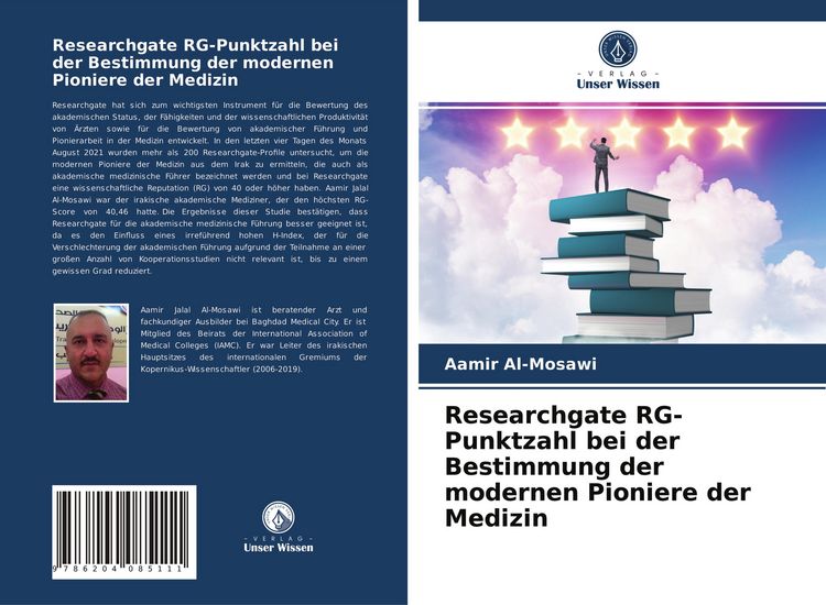 Produktbild: Researchgate RG-Punktzahl bei der Bestimmung der modernen Pioniere der Medizin