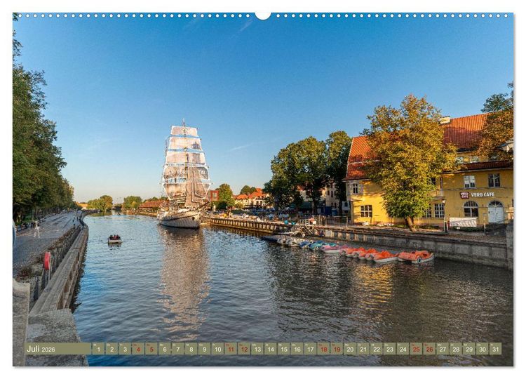 Produktbild: Via Baltica - eine Reise durch Estland, Lettland und Litauen (hochwertiger Premium Wandkalender 2026 DIN A2 quer), Kunstdruck in Hochglanz