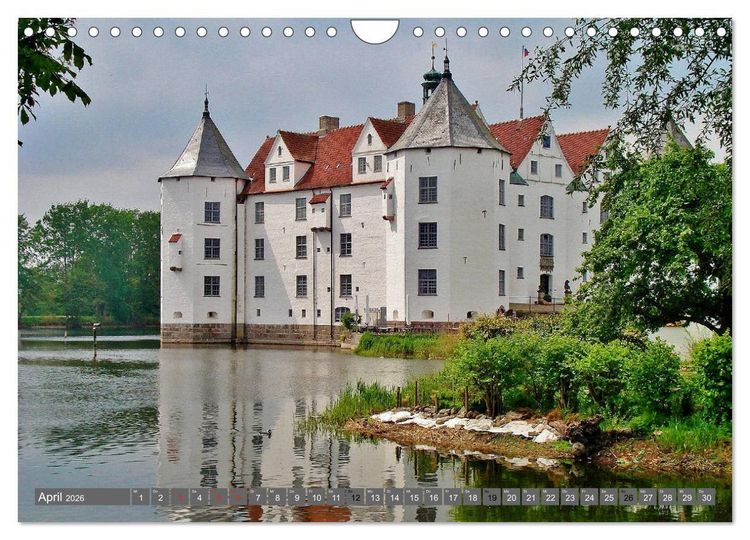 Produktbild: Burgromantik Burgen und Schl&ouml;sser in Deutschland (Wandkalender 2026 DIN A4 quer), CALVENDO Monatskalender
