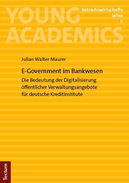 Produktbild: E-Government im Bankwesen