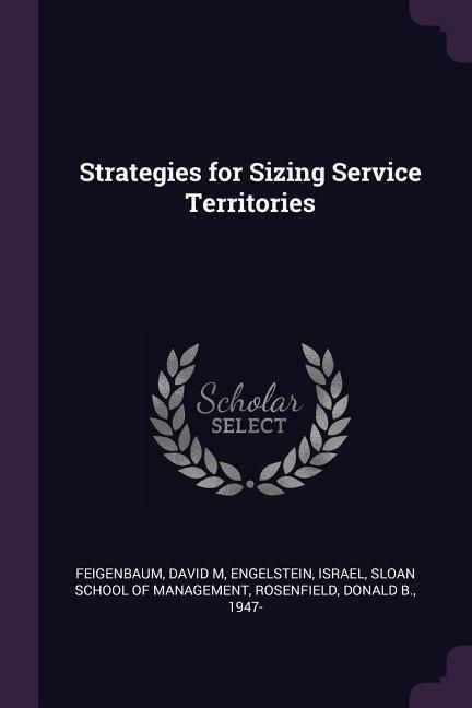 Produktbild: Strategies for Sizing Service Territories