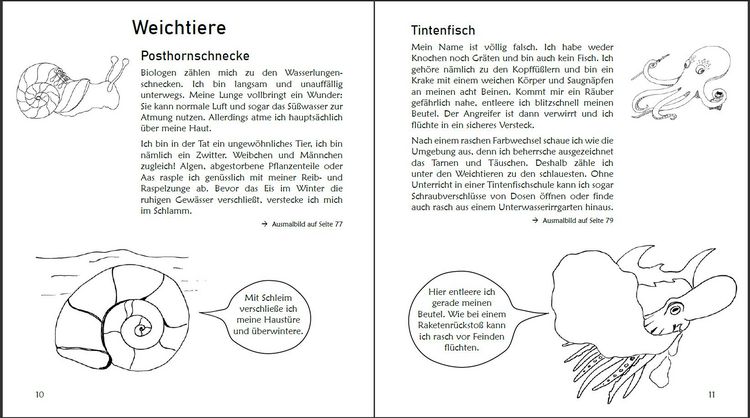 Produktbild: Ausmalspa&szlig; + Wissen: Fantatiere - Malbuch ab 6 Jahre. Artenvielfalt artgerecht erkunden f&uuml;r die ganze Familie. Empfohlen vom Naturschutzbund &Ouml;sterreich