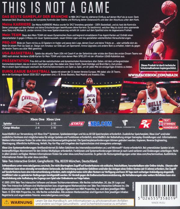 Produktbild: NBA 2K17