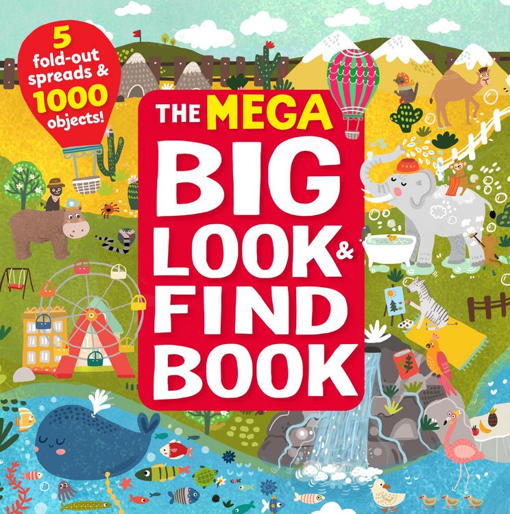 Produktbild: The Mega Big Look & Find Book