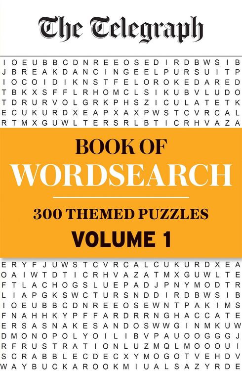 Produktbild: The Telegraph Book of Wordsearch Volume 1