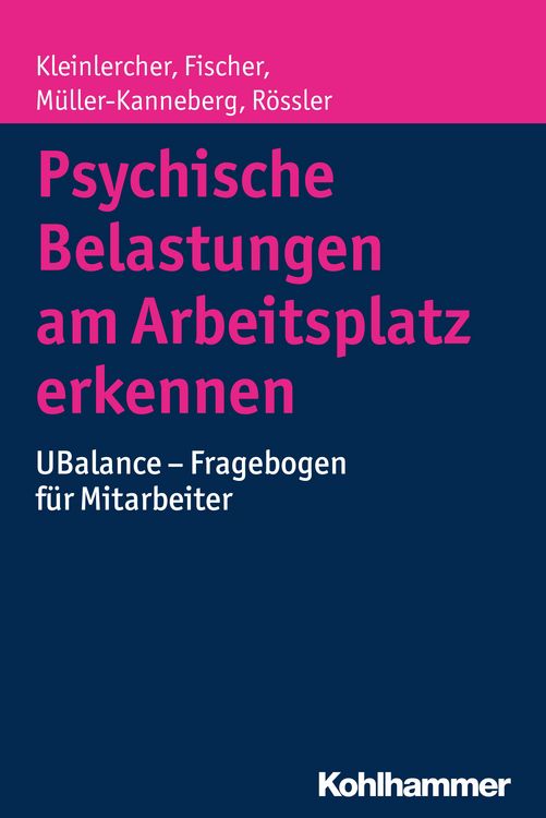 Produktbild: Psychische Belastungen am Arbeitsplatz erkennen
