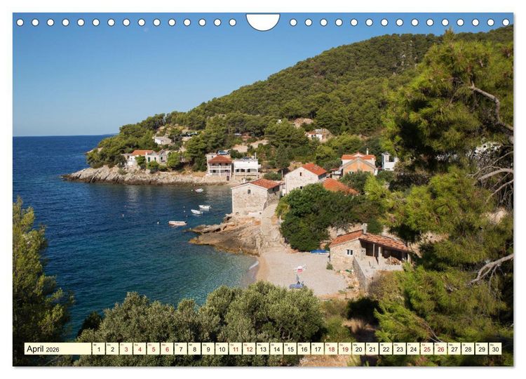 Produktbild: Kroatien - Streifz&uuml;ge durch atemberaubende Kulturlandschaften (Wandkalender 2026 DIN A4 quer), CALVENDO Monatskalender