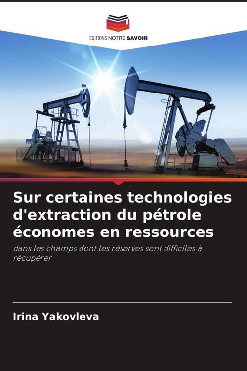 Produktbild: Sur certaines technologies d'extraction du p&eacute;trole &eacute;conomes en ressources