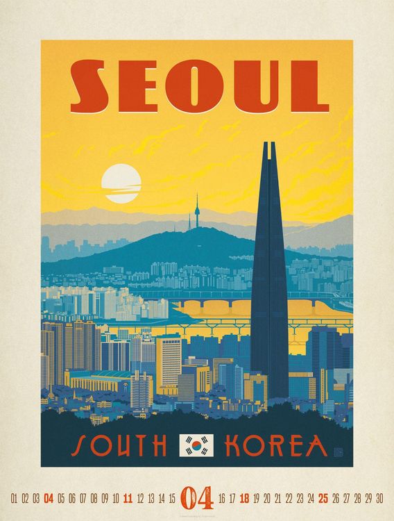 Produktbild: Travel Time Plakate-Kalender 2027