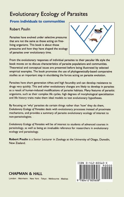 Produktbild: Evolutionary Ecology of Parasites