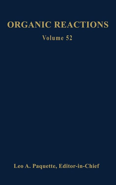 Produktbild: Organic Reactions V52