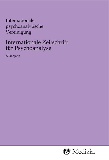 Produktbild: Internationale Zeitschrift f&uuml;r Psychoanalyse