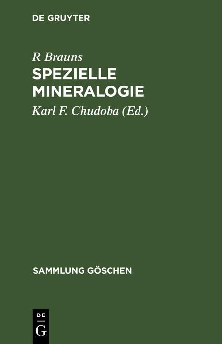 Produktbild: Spezielle Mineralogie