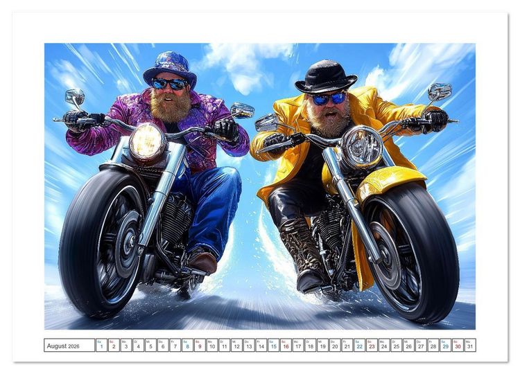 Produktbild: Zero Rider (Wandkalender 2026 DIN A4 quer), CALVENDO Monatskalender
