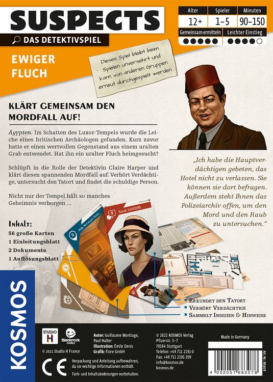 Produktbild: Suspects Ewiger Fluch