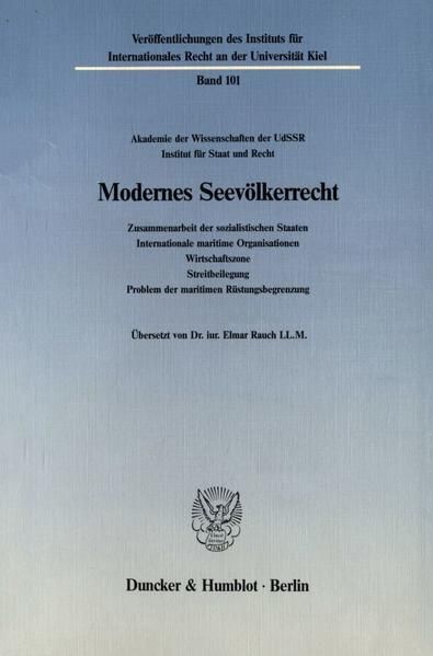 Produktbild: Modernes Seev&ouml;lkerrecht.