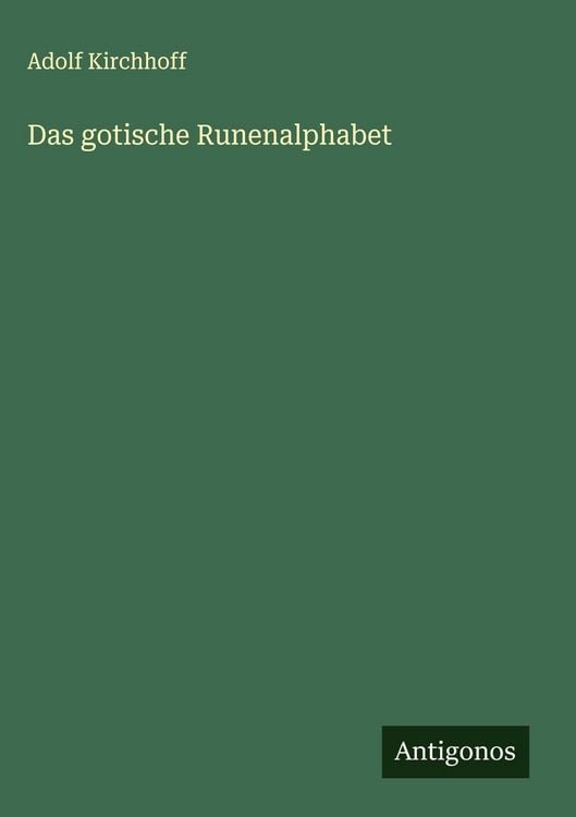 Produktbild: Das gotische Runenalphabet