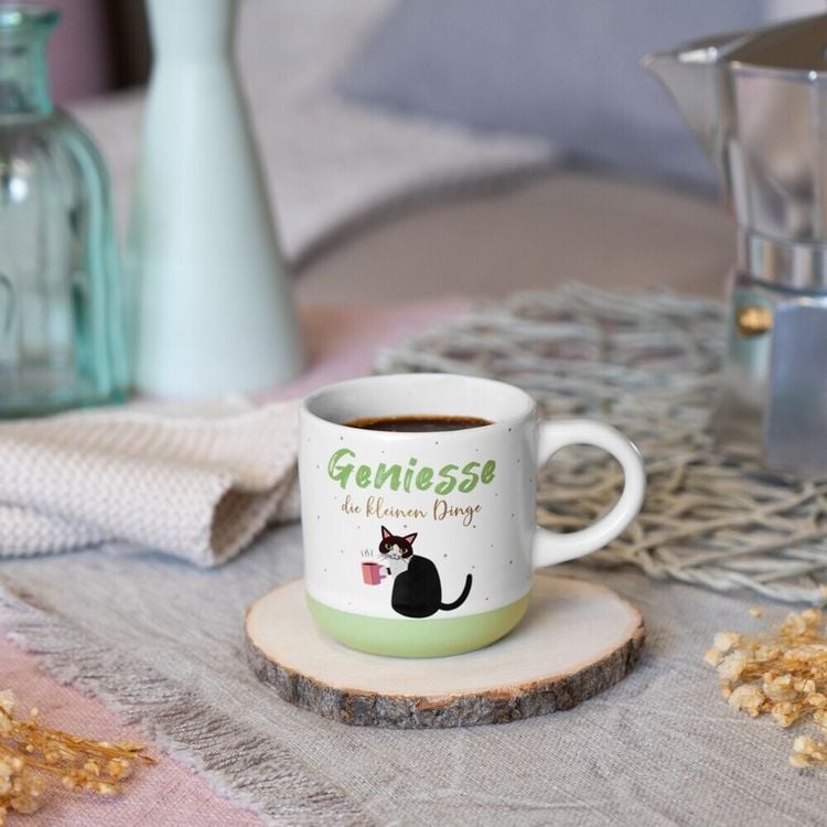 Produktbild: Espressotasse Druck GENIESSE