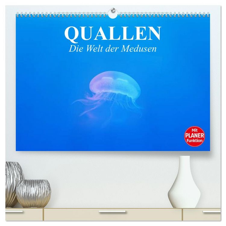 Produktbild: Quallen. Die Welt der Medusen (hochwertiger Premium Wandkalender 2026 DIN A2 quer), Kunstdruck in Hochglanz