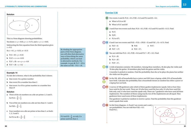 Produktbild: Cambridge International AS & A Level Mathematics Probability and Statistics 1 Student's Book