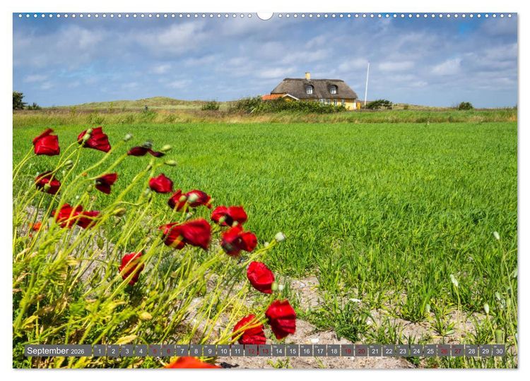 Produktbild: D&auml;nemark - Die wundersch&ouml;ne Westk&uuml;ste (hochwertiger Premium Wandkalender 2026 DIN A2 quer), Kunstdruck in Hochglanz