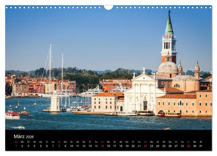 Produktbild: Venedig (Wandkalender 2026 DIN A3 quer), CALVENDO Monatskalender