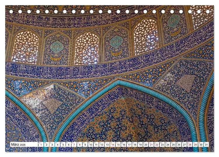 Produktbild: St&auml;dte des Irans - Isfahan (Tischkalender 2026 DIN A5 quer), CALVENDO Monatskalender