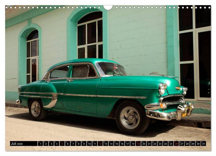 Produktbild: Classic Cars of Cuba (Wandkalender 2026 DIN A3 quer), CALVENDO Monatskalender