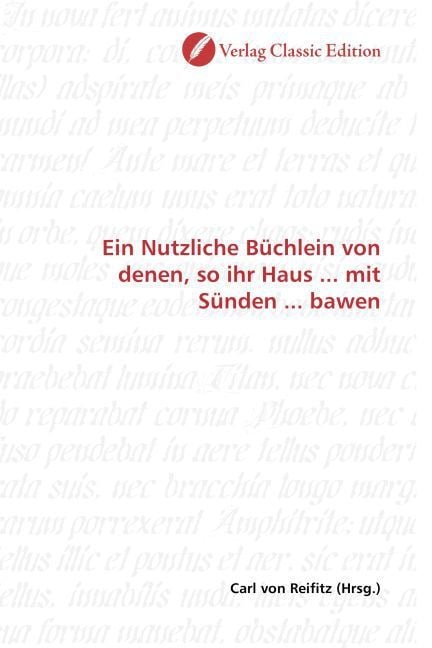 Produktbild: Nutzliche B&uuml;chlein von denen, so ihr Haus ... mit S&uuml;nden ...