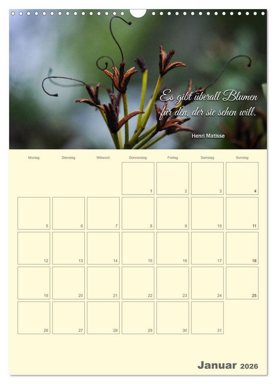 Produktbild: Gartenliebe (Wandkalender 2026 DIN A3 hoch), CALVENDO Monatskalender