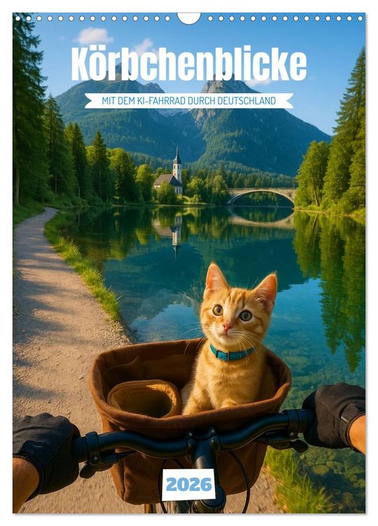 Produktbild: K&ouml;rbchenblicke (Wandkalender 2026 DIN A3 hoch), CALVENDO Monatskalender