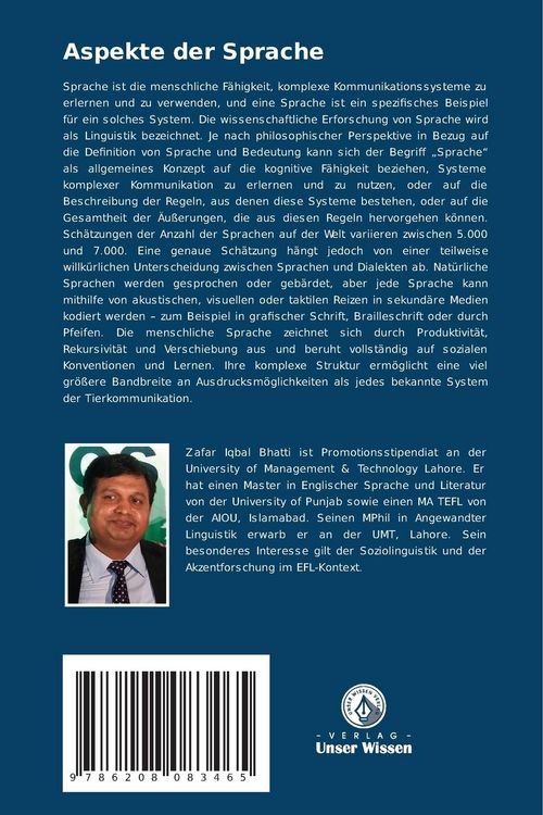 Produktbild: Aspekte der Sprache