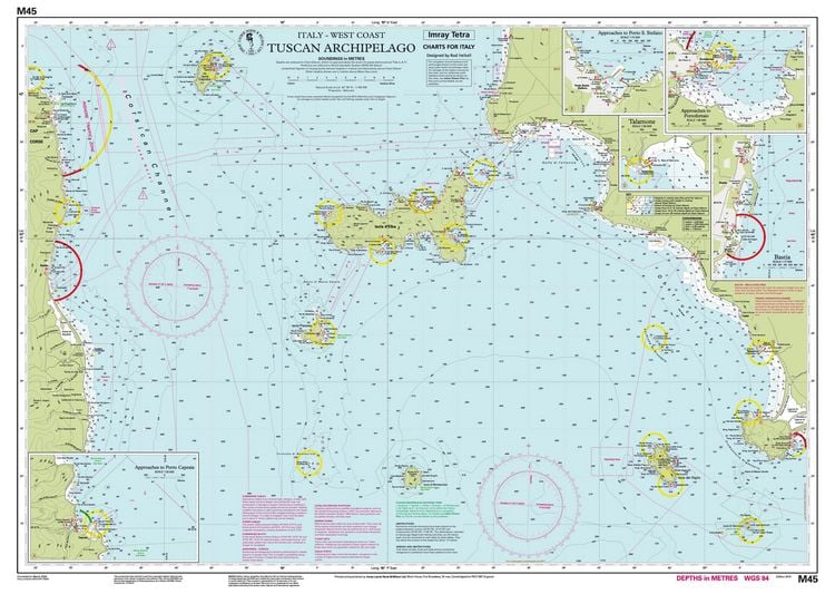 Produktbild: M45 Tuscan Archipelago, Imray Chart