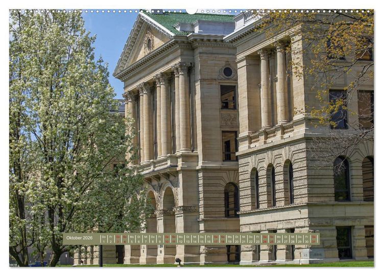 Produktbild: Michigan - Rund um Detroit (hochwertiger Premium Wandkalender 2026 DIN A2 quer), Kunstdruck in Hochglanz
