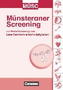 Produktbild: M&uuml;nsteraner Screening (M&Uuml;SC) - Zur Fr&uuml;herkennung von Lese-Rechtschreibschwierigkeiten