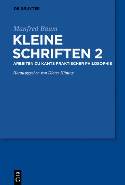 Produktbild: Arbeiten zur praktischen Philosophie Kants