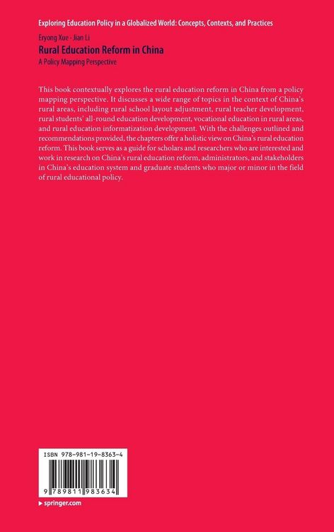 Produktbild: Rural Education Reform in China