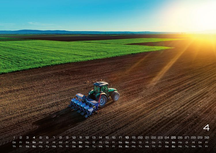 Produktbild: Landmaschinen - Traktor - 2027 - Kalender DIN A2