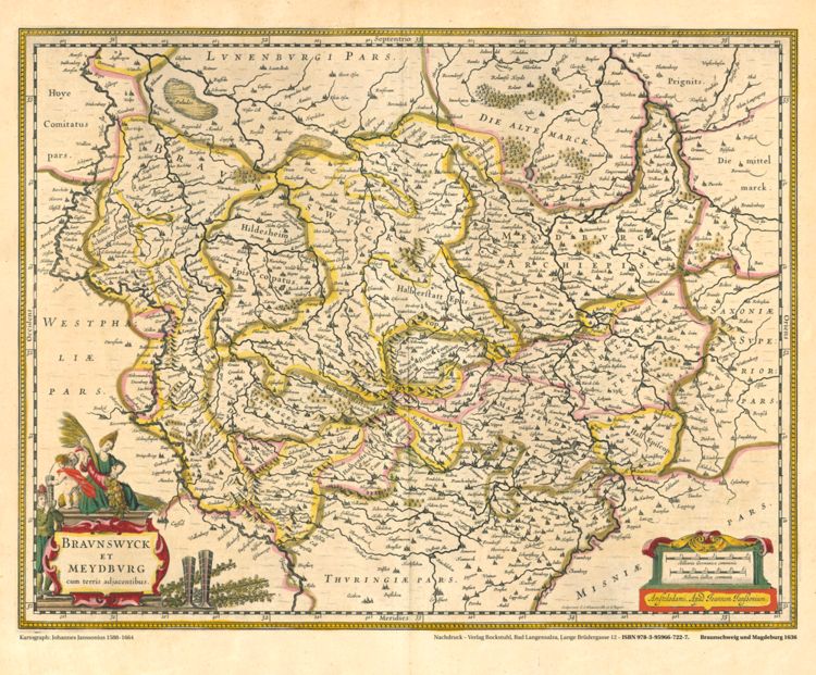 Produktbild: Johannes, J: Historische Karte: Braunschweig und Magdeburg 1
