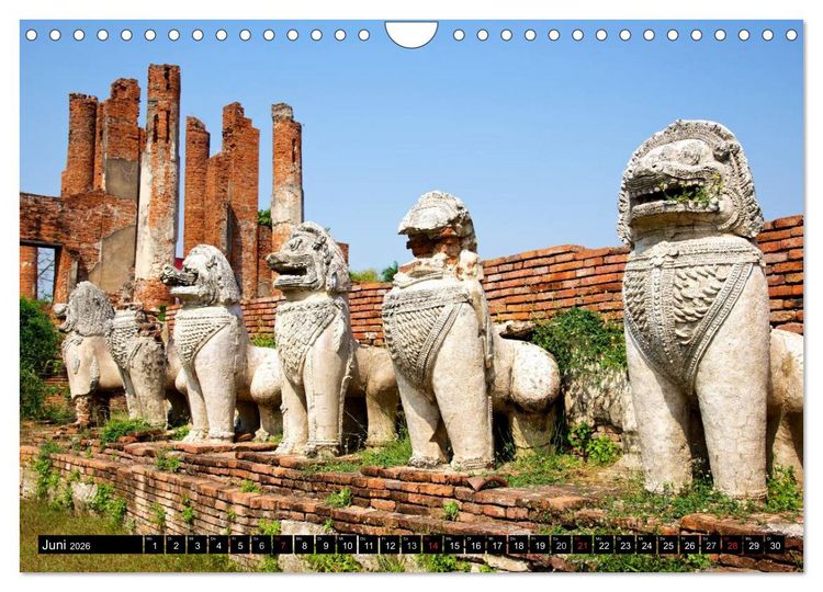 Produktbild: Ayutthaya - Thailands alte Hauptstadt (Wandkalender 2026 DIN A4 quer), CALVENDO Monatskalender