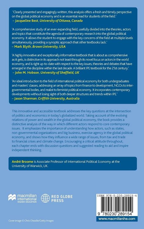 Produktbild: Issues and Actors in the Global Political Economy