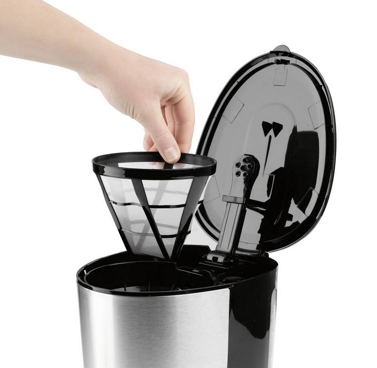 Produktbild: Maxxmee Barista Kaffeemaschine Schwarz, Silber Fassungsverm&ouml;gen Tassen=10 Glaskanne