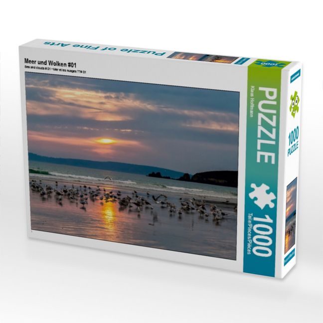 Produktbild: CALVENDO Puzzle Meer und Wolken #01 | 1000 Teile Lege-Gr&ouml;&szlig;e 64x48cm Foto-Puzzle f&uuml;r gl&uuml;ckliche Stunden