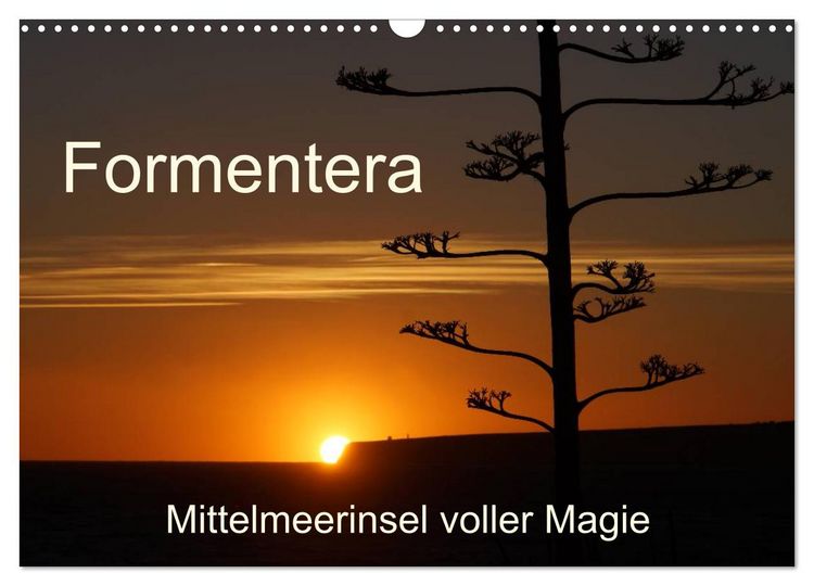 Produktbild: Formentera - Mittelmeerinsel voller Magie (Wandkalender 2026 DIN A3 quer), CALVENDO Monatskalender