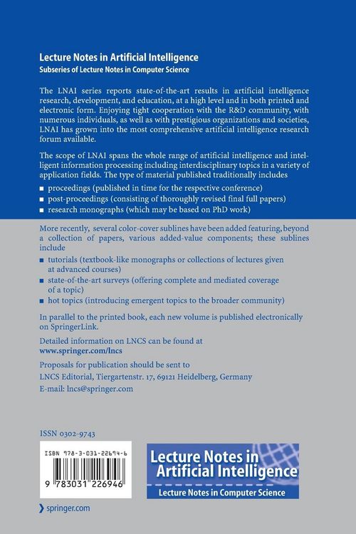 Produktbild: AI 2022: Advances in Artificial Intelligence