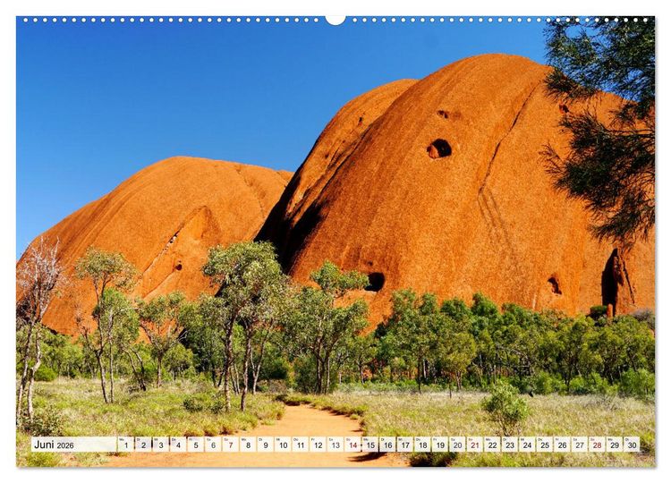 Produktbild: Australien - "Nur wo Du zu Fu&szlig; warst, bist Du wirklich gewesen" (Wandkalender 2026 DIN A2 quer), CALVENDO Monatskalender