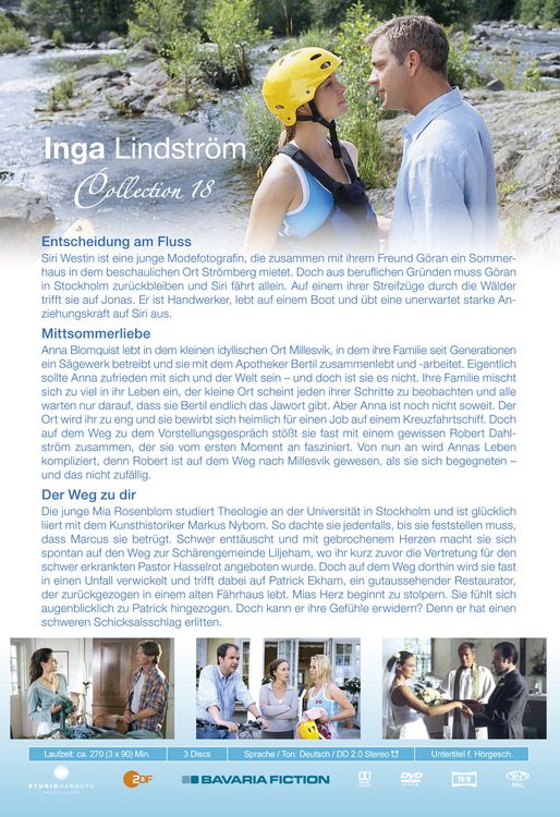 Produktbild: Inga Lindstr&ouml;m Collection 18 [3 DVDs]