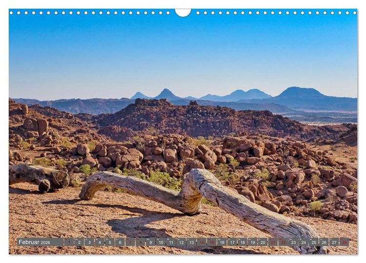 Produktbild: Namibia &ndash; Faszination Damaraland und Spitzkoppe (Wandkalender 2026 DIN A3 quer), CALVENDO Monatskalender