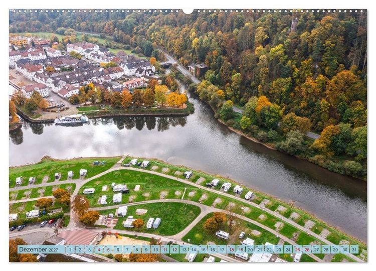 Produktbild: Die Obere Weser - Von Hannoversch M&uuml;nden bis Bad Karlshafen (Wandkalender 2027 DIN A2 quer), CALVENDO Monatskalender
