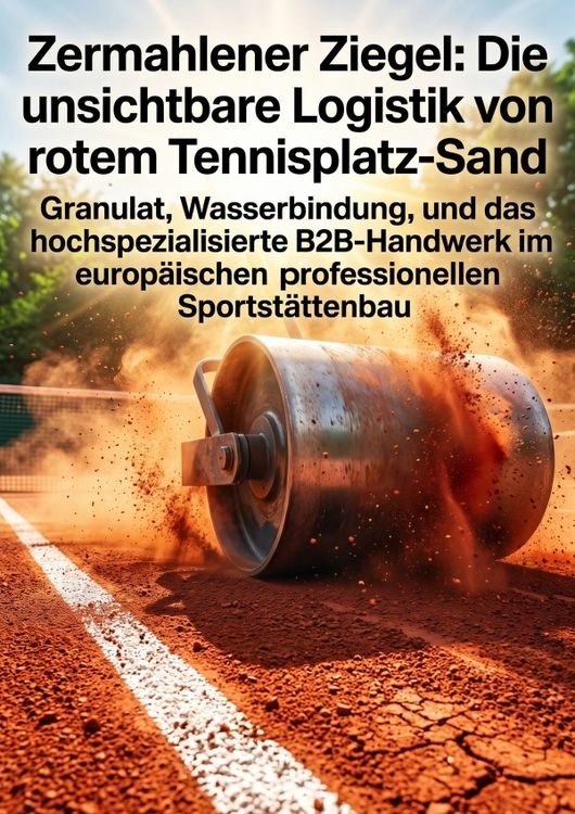 Produktbild: Zermahlener Ziegel: Die unsichtbare Logistik von rotem Tennisplatz-Sand